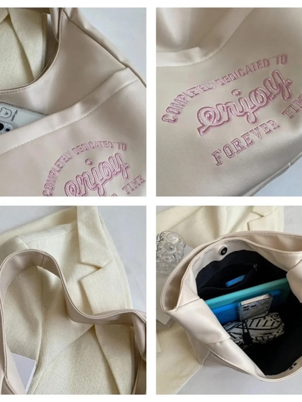 Fashion Tote Bag Large Capacity Casual Shoulder Bag Women's Commuting Handbag